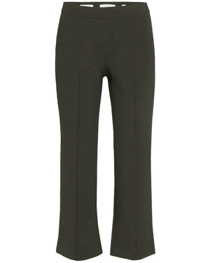 Eden Mid Rise Pintuck Crop Flare Pant