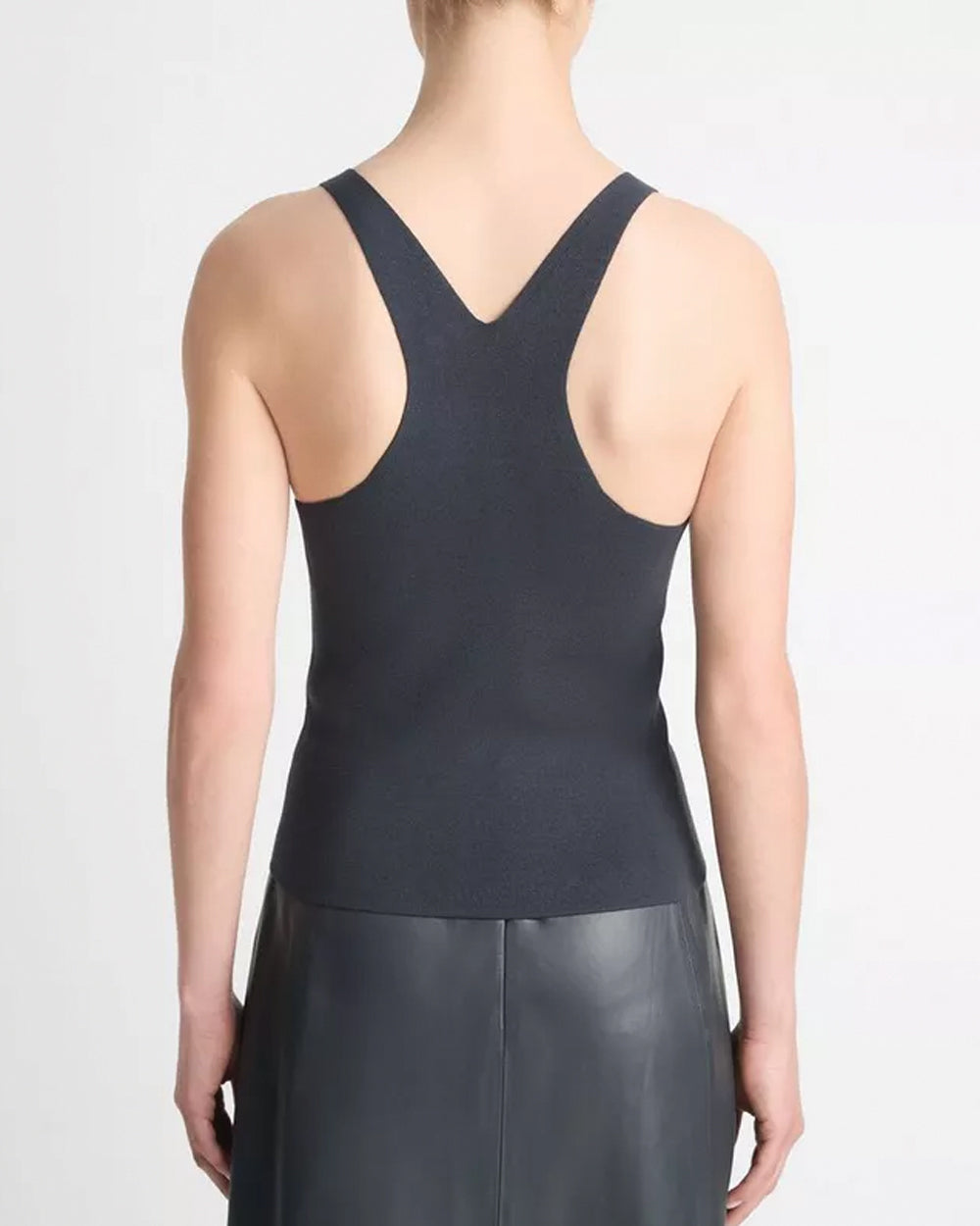 Graphite Square Neck Tank