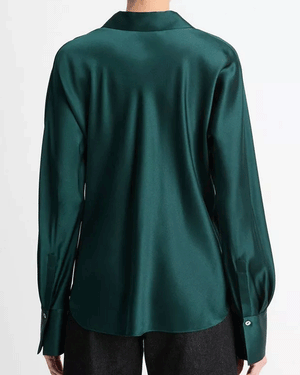 Juniper Bias Long Sleeve Blouse