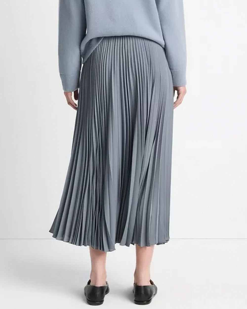 Lake Stone Drape Pleat Skirt