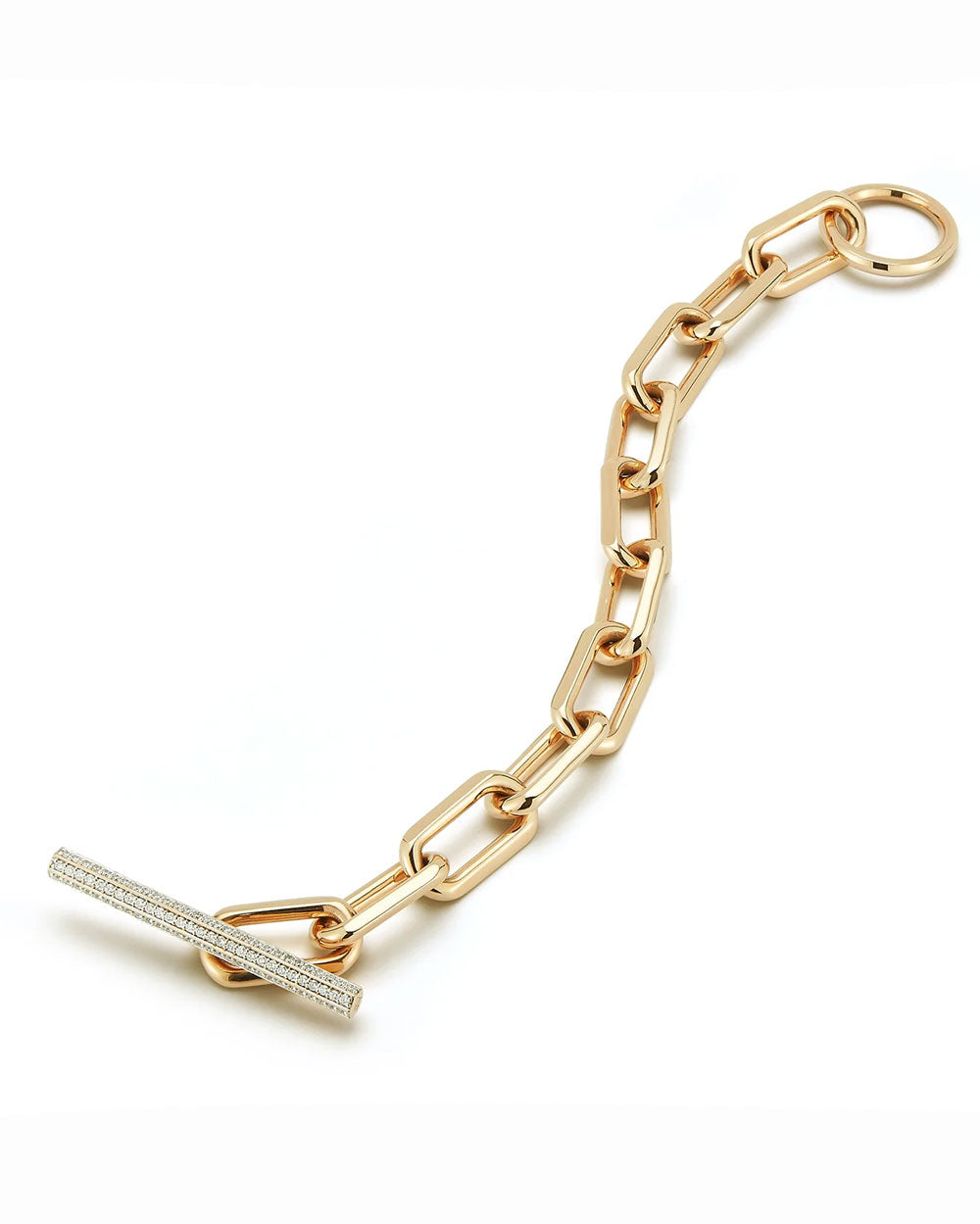 Jumbo Chain Link Diamond Bracelet