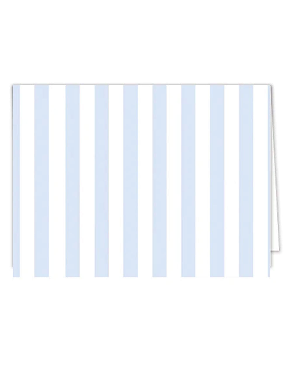 Blue Cabana Stripe Folded Notecards