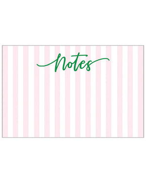 Cabana Stripes “Notes” Slab Notepad