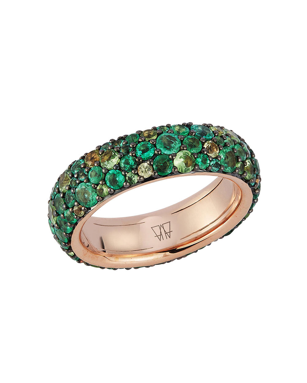 Emerald Band Ring