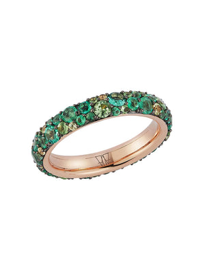 Emerald Band Ring