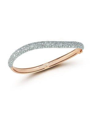 Julian Diamond Wave Bangle Bracelet