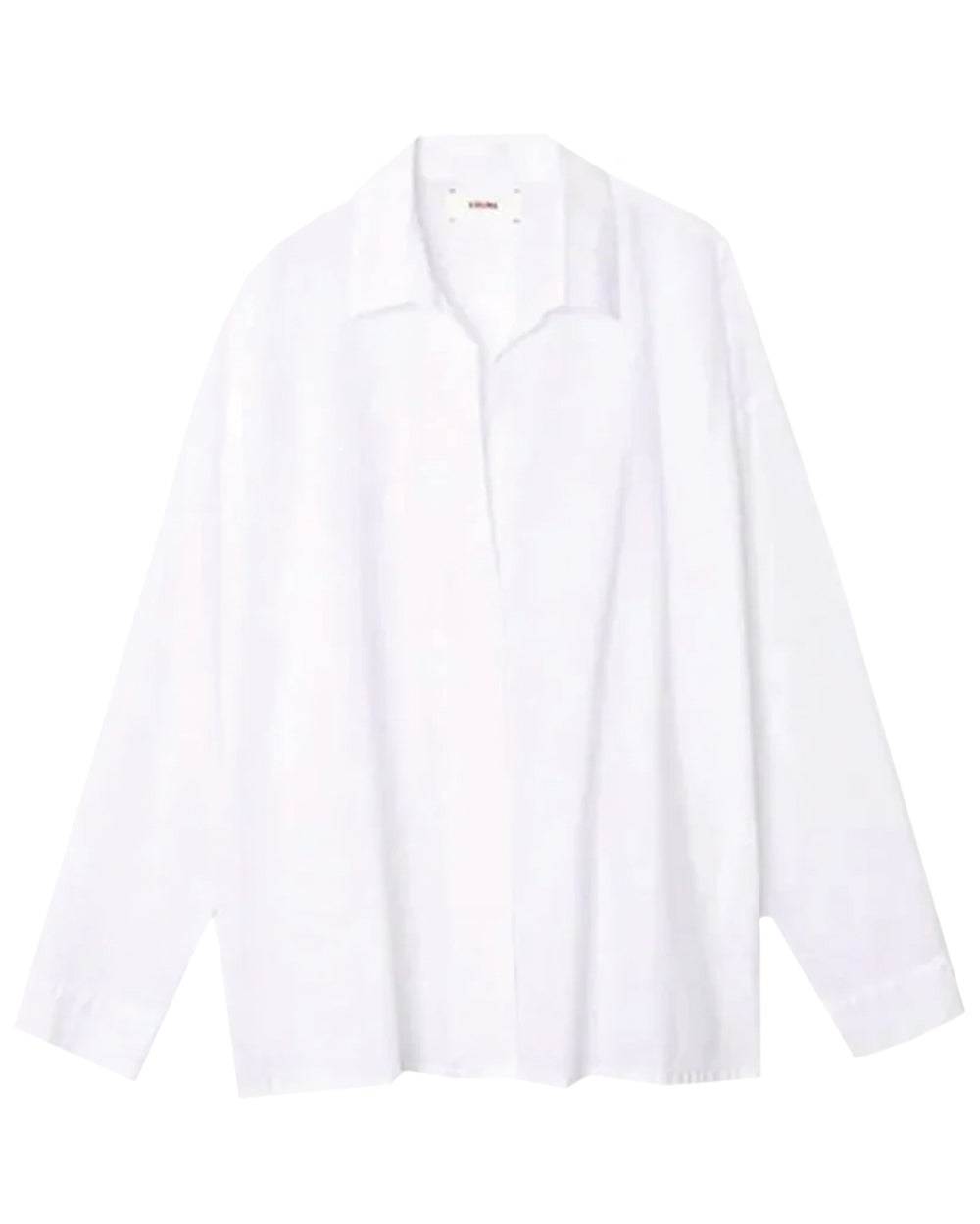 White Henry Long Sleeve Shirt
