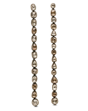 Cascade Diamond Long Line Earrings
