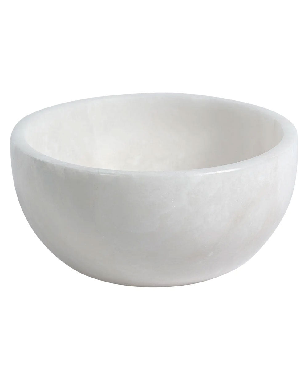 Small White Alabaster Bowl