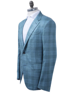Light Teal Check Sportcoat