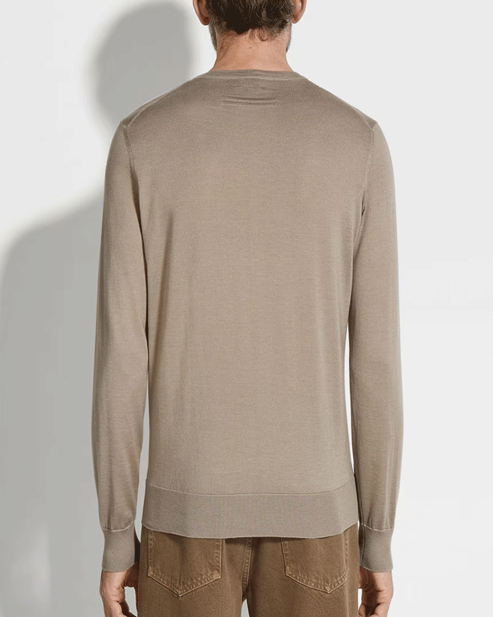 Beige Crewneck Sweater