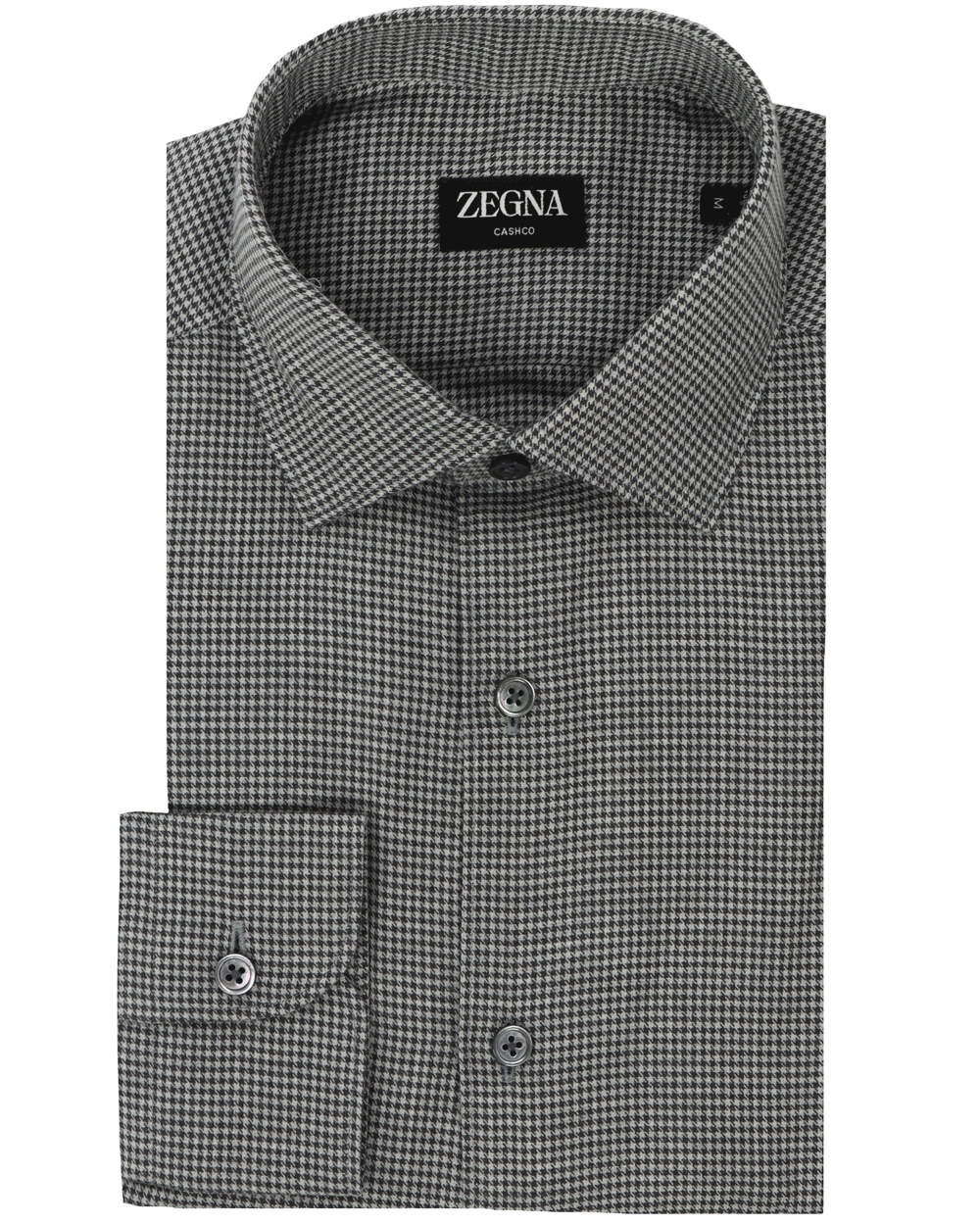 Light Grey Houndstooth Sportshirt