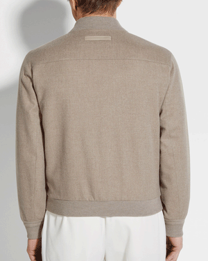 Sand Cashmere Elements Bomber