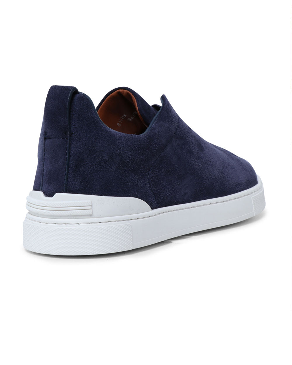 Utility Suede Triple Stitch Sneakers in Blue