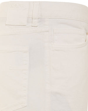 White Stretch 5 Pocket Pant