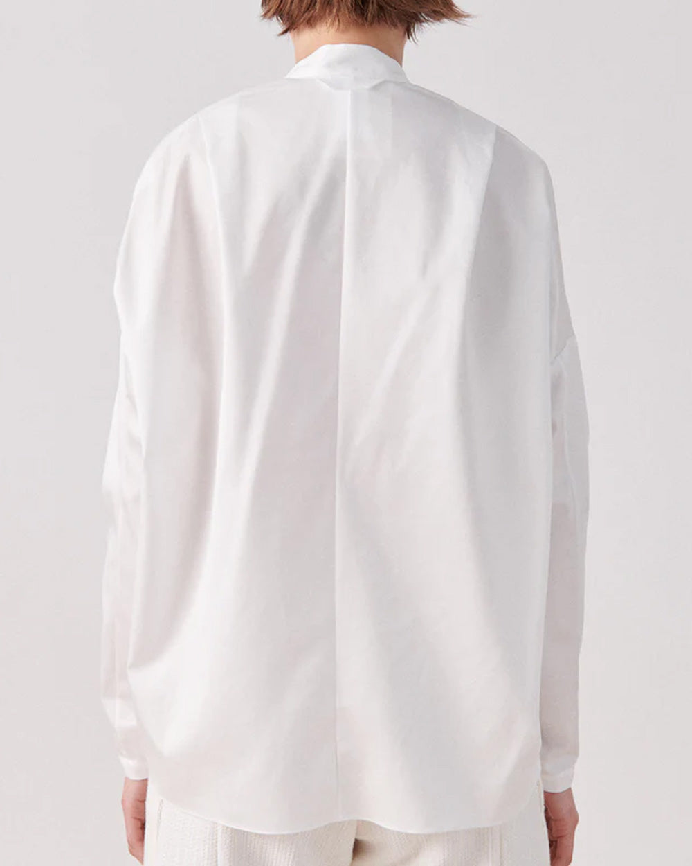 White Pepper Cotton Long Sleeve Fin Gaban Shirt
