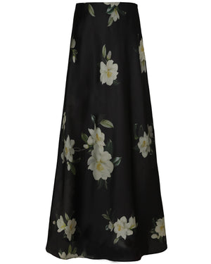 Black Magnolia Harmony Flare Skirt
