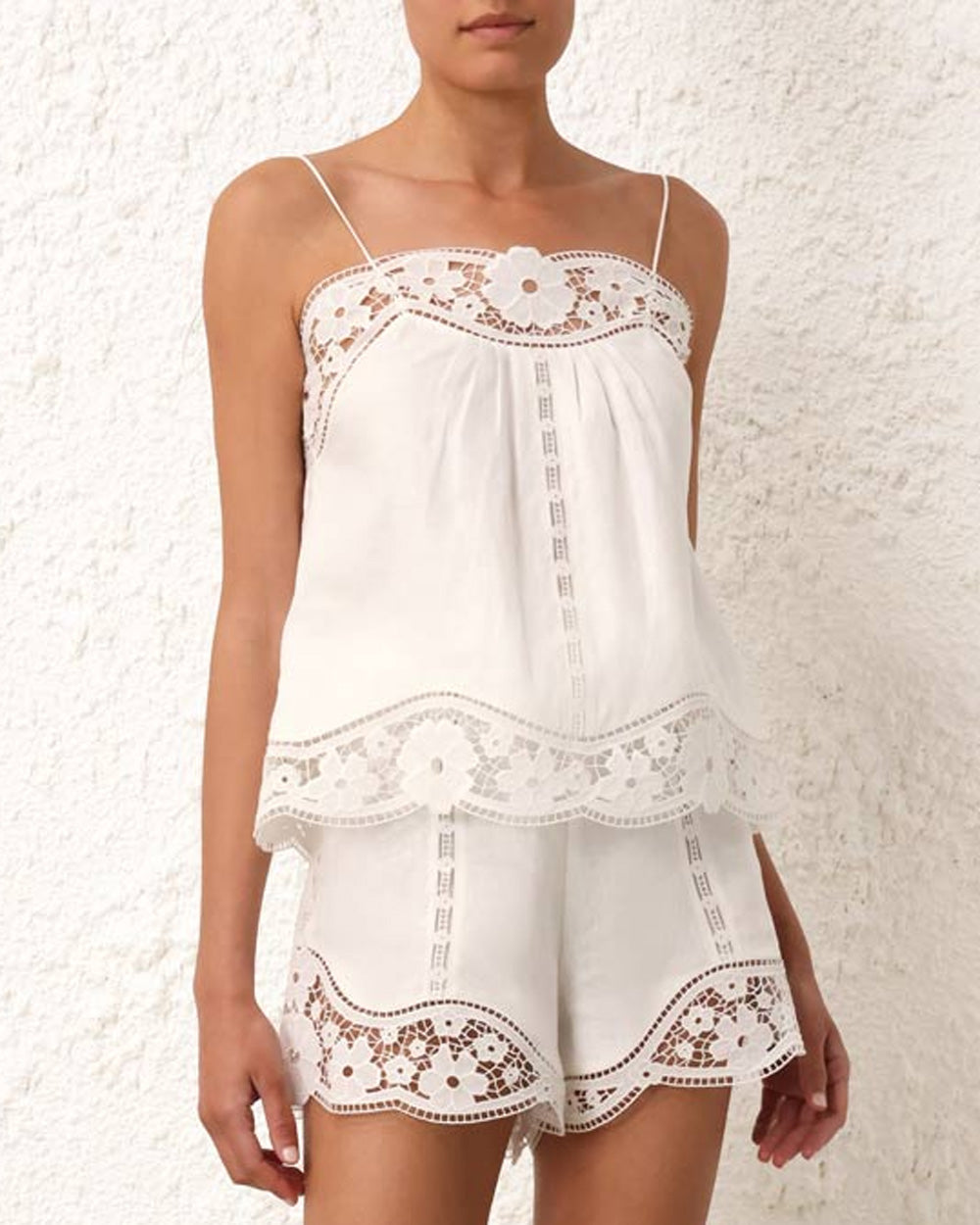 Ivory Broderie August Cami