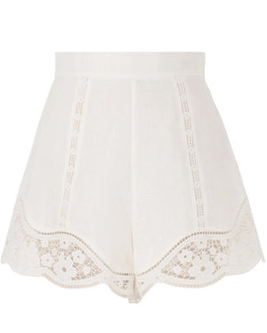 Ivory Broderie August Short