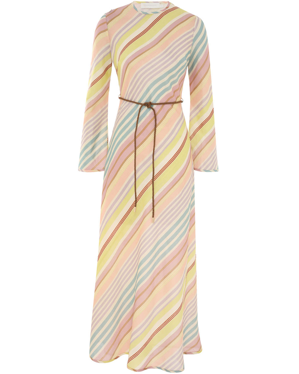 Stripe Halliday Bias Maxi Dress
