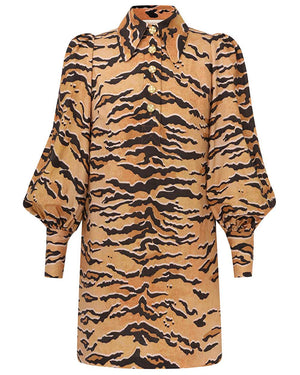 Tan Tiger Matchmaker Tunic Dress