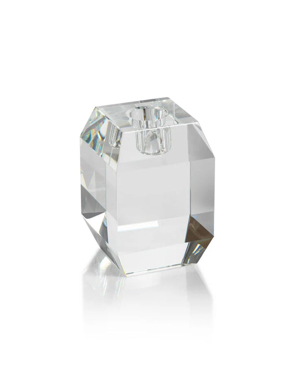 Beveled Cubic Crystal Taper Holder