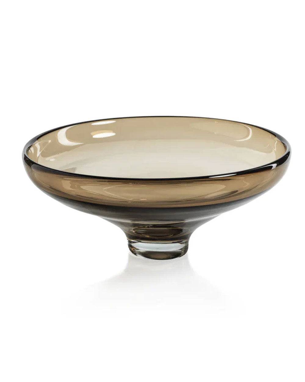 Cambria Glass Bowl in Taupe