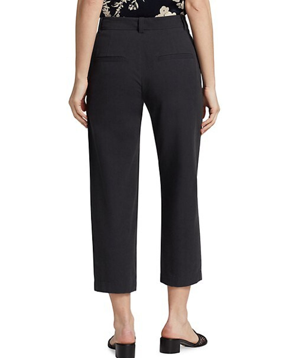 Costal Mid Rise Washed Cotton Crop Pant