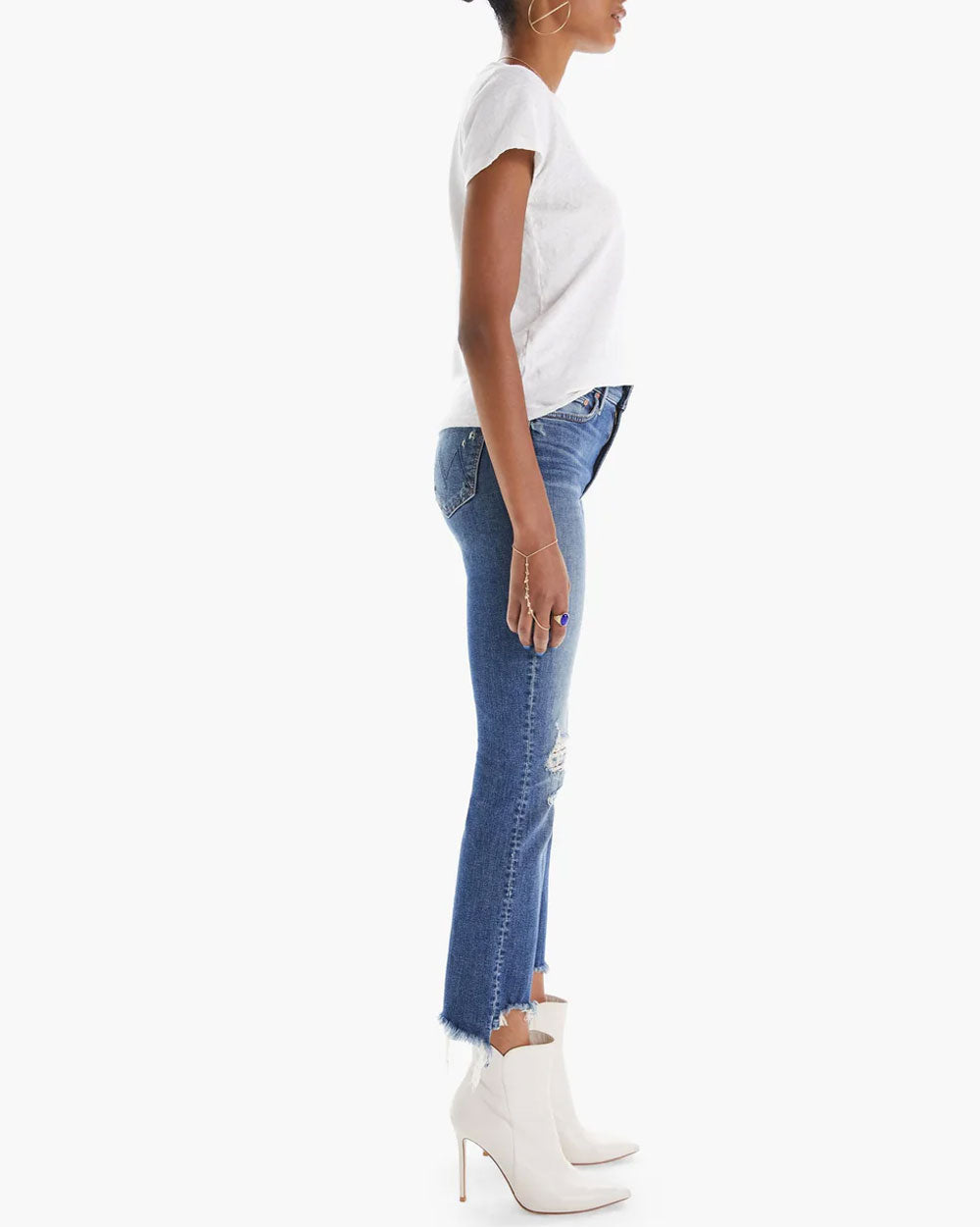 The Insider Crop Step Chew Jean in Dancing On