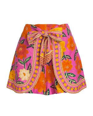 Flower Tapestry Shorts