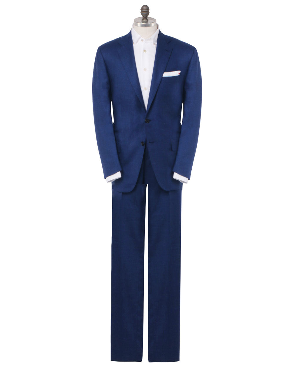 High Blue Textured Suit
