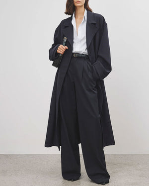 Navy Louis Oversized Trench