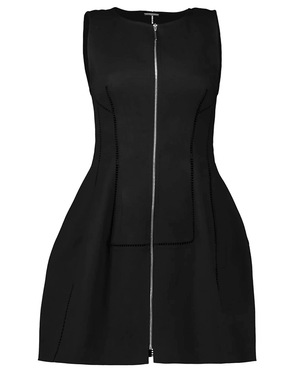 Black Italie Short Dress