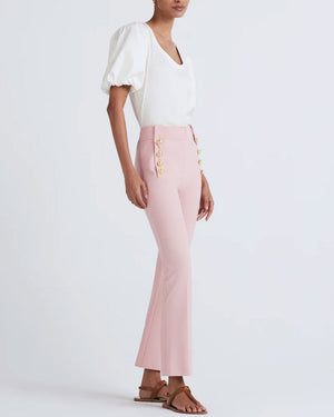 Mellow Pink Robertson Crop Flare Trouser