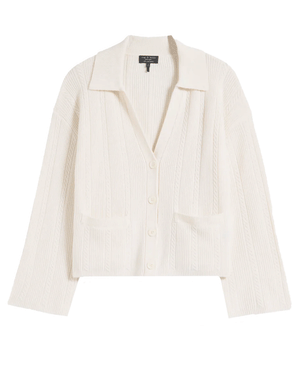 Ivory Maud Cashmere Cardigan