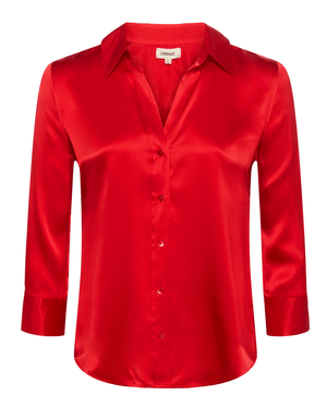 Dani Blouse in High Risk Red