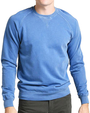 Raglan Crewneck Sweatshirt in Vintage Sky