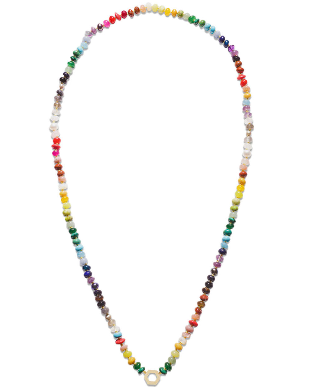 Rainbow Bead Foundation Necklace – Stanley Korshak