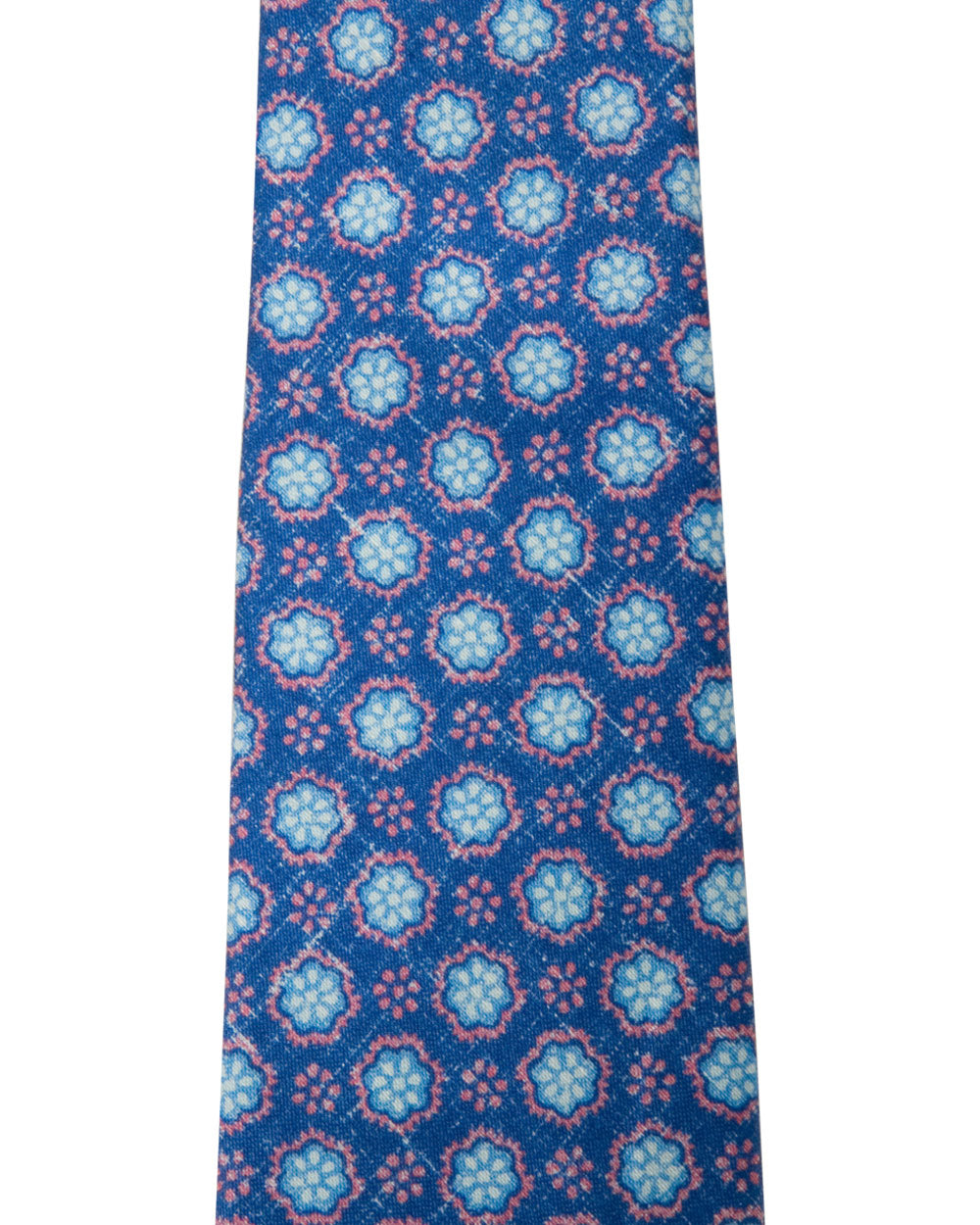 Blue and Pink Floral Tie