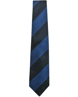 Navy and Black Stripe Tie