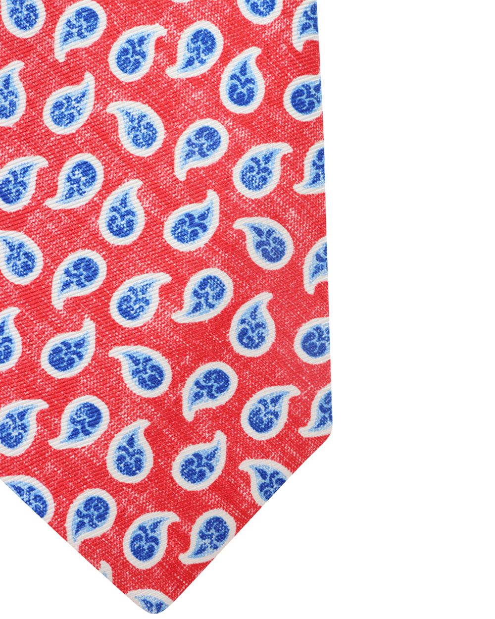 Kiton Red and Blue Paisley Tie – Stanley Korshak