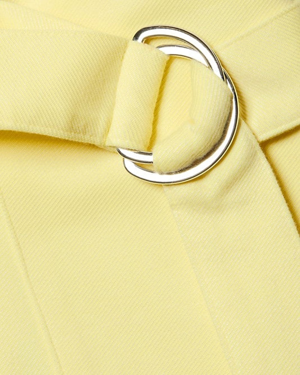 Stretch Twill Utility Jumpsuit in Yellow