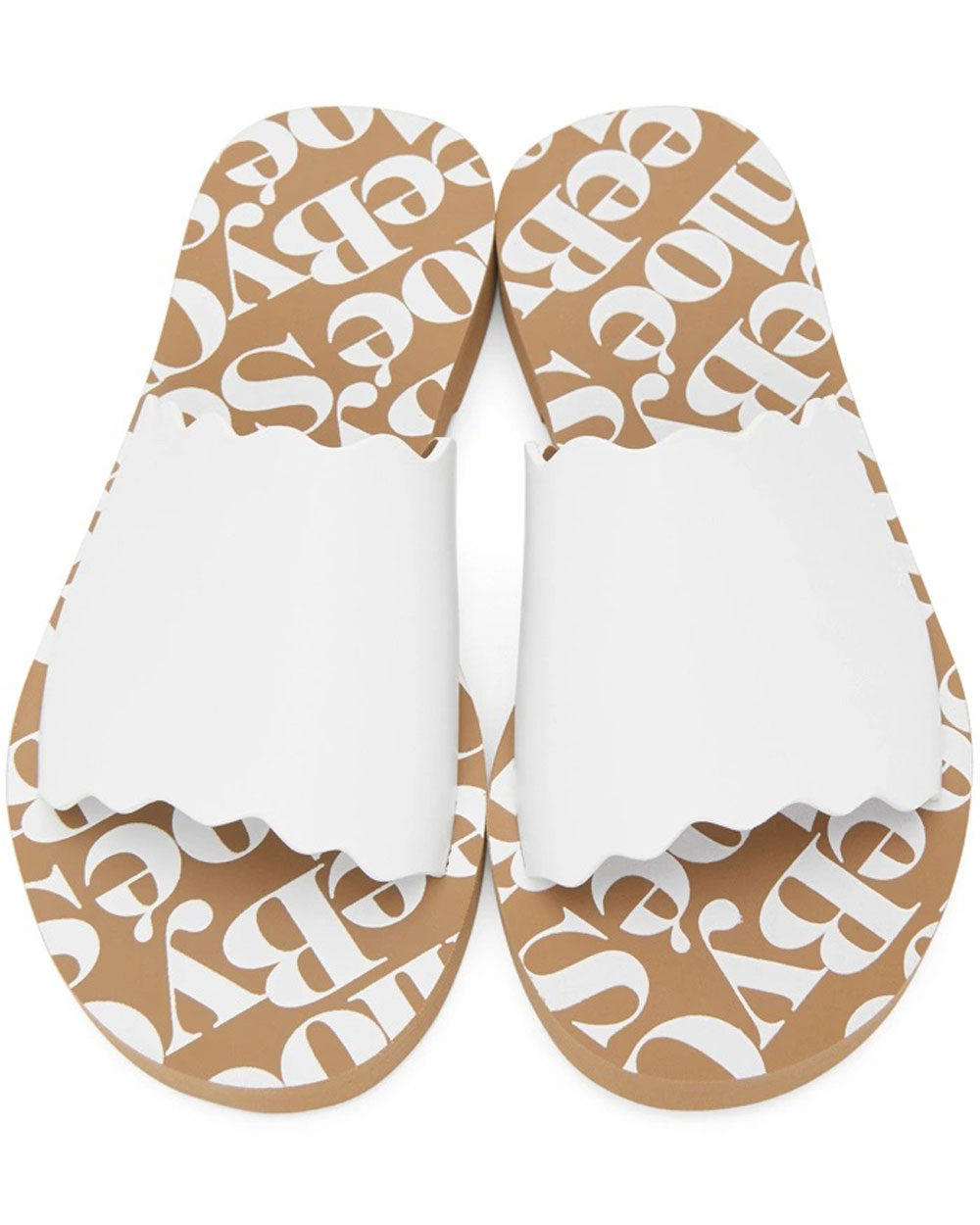 Essie Slide Sandal in White