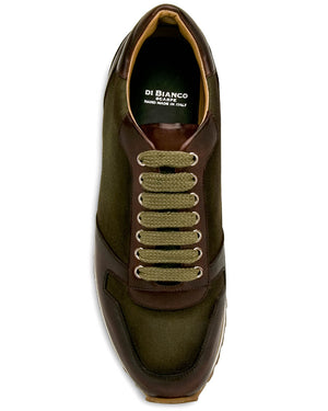 Verde and Reverse Sombrero Lace Up Sneaker