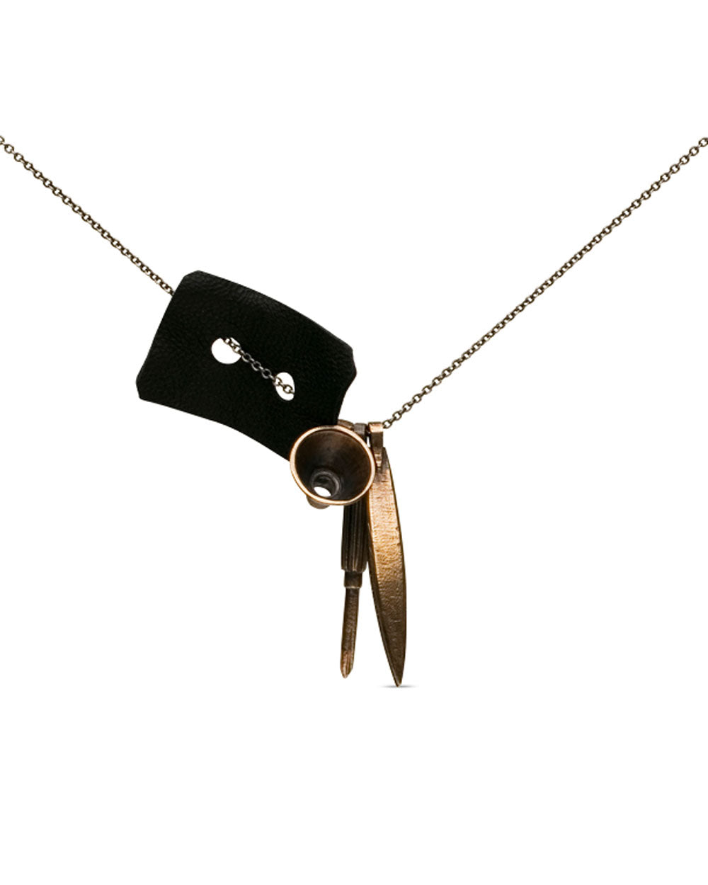 Gold Sapphire Large Love Lightkeeper Necklace