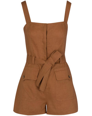 Cafe Sleeveless Glimour Romper