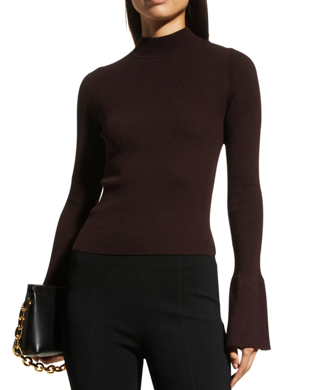 Chocolate Devin Knit Sweater