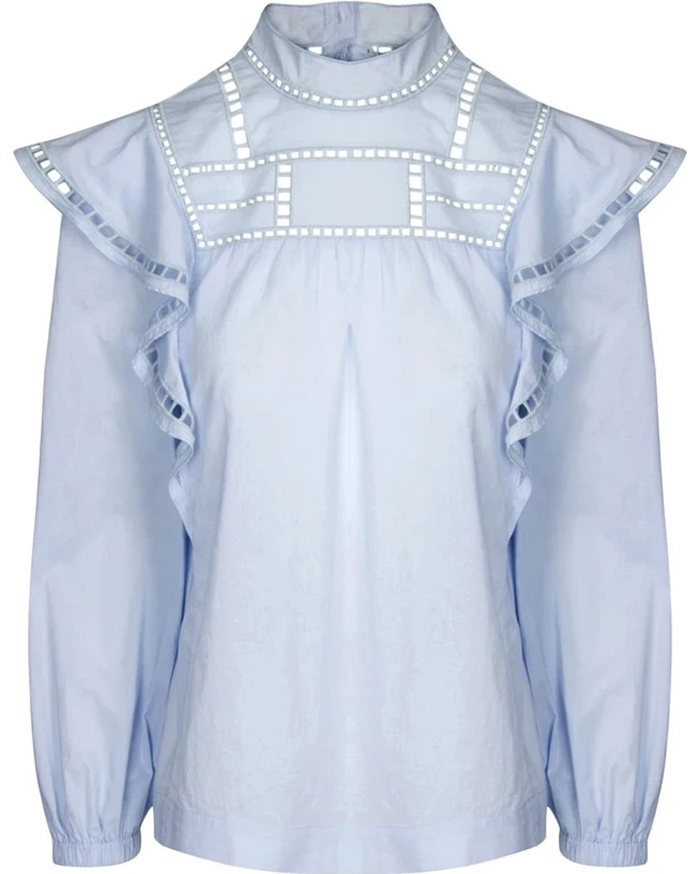 Ice Blue Leanne Blouse – Stanley Korshak