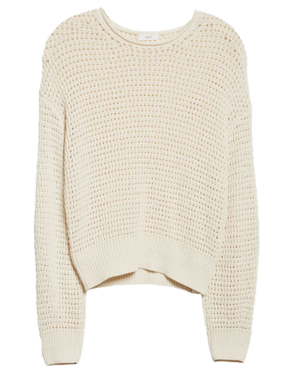 A.L.C. Ivory Open Knit Laney Sweater – Stanley Korshak