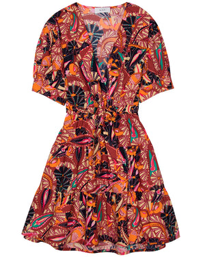 Russet Multicolor Carey Mini Dress
